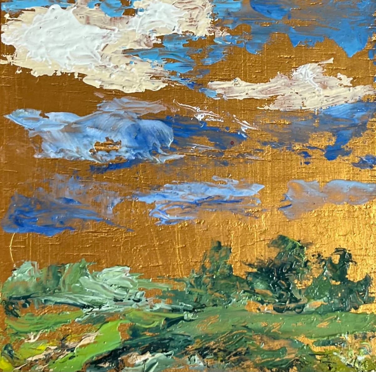 Mindscape-Meadow hinged Oak box by Janice Rockwell 