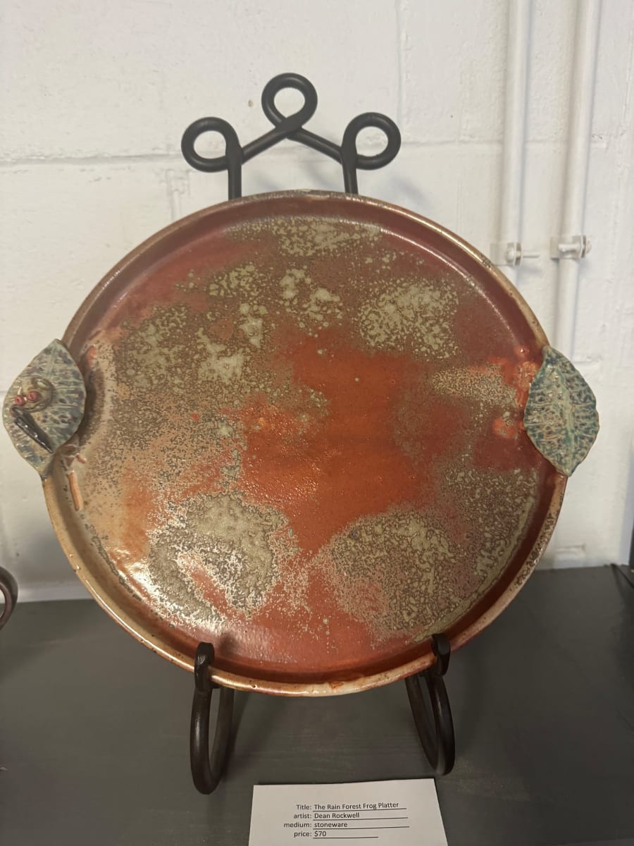 The Rainforest Frog Platter by Dean Rockwell 