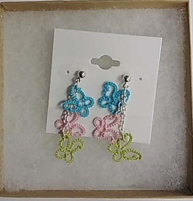 Butterfly Earring (1 of 2) by Sarah Clendineng 