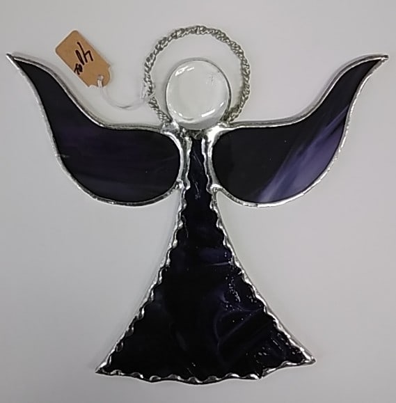 blue and purple angel with silver hallo by Craig Wills, Image 2.