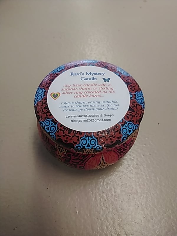 Ravi's Mystery Candle (Red) by Janice Lehman  Image: Ravi's Mystery Candle (red) 