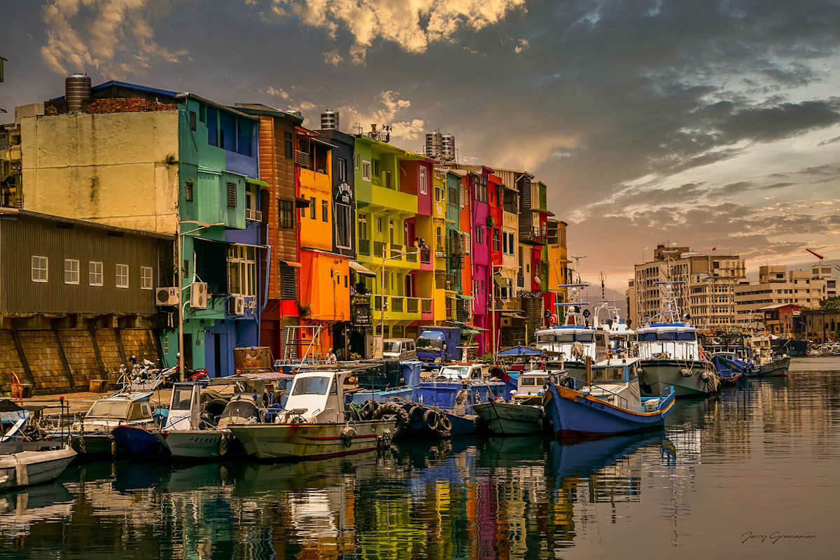 Keelung Harbor by Jerry Granaman 