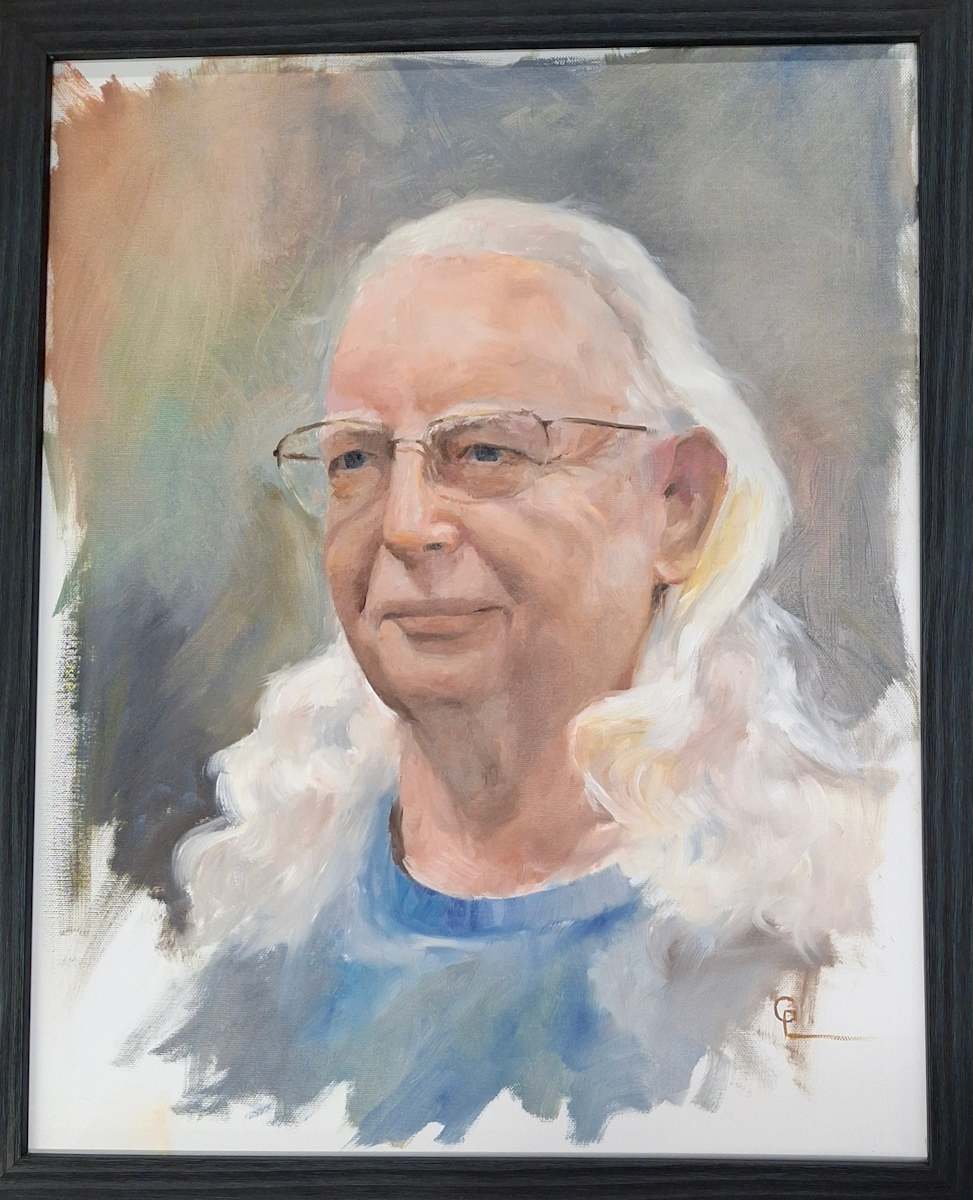 PJ Hogan Portrait in Oil by Gin Lammert, Image 1.