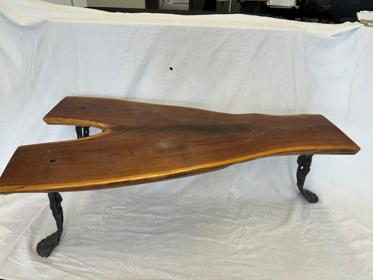 Live Edge Wood Table, Image 1.