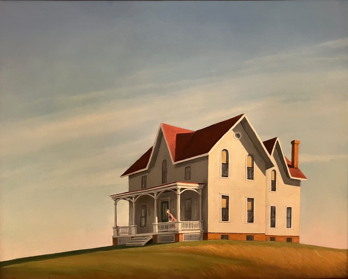 Red Roof on Jordan Grove Rd. by Robert Miklo, Image 1.