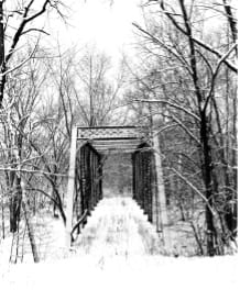 Bridge in Snow | McDonough Co., IL by Tim Schroll 