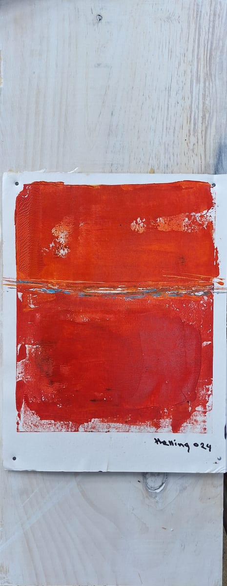 Red Monotype by Steve Helling 