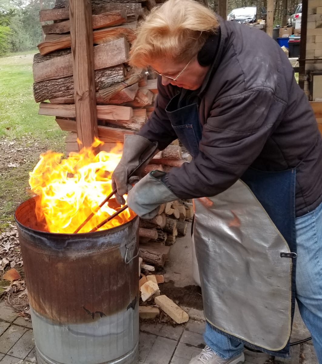 Lillian Rubin Crackle Glaze Raku Experience by Lillian Rubin  Image: Get your group together for an amazing experience!