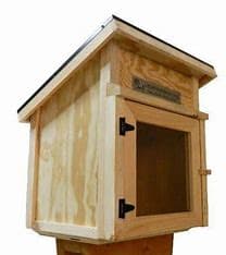 Amish wooden Library Box by FMAAA, Image 2.