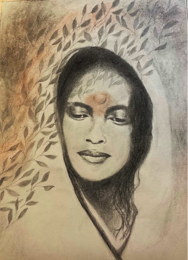 Anandamayi Ma by Nefretete Rasheed, Image 1.