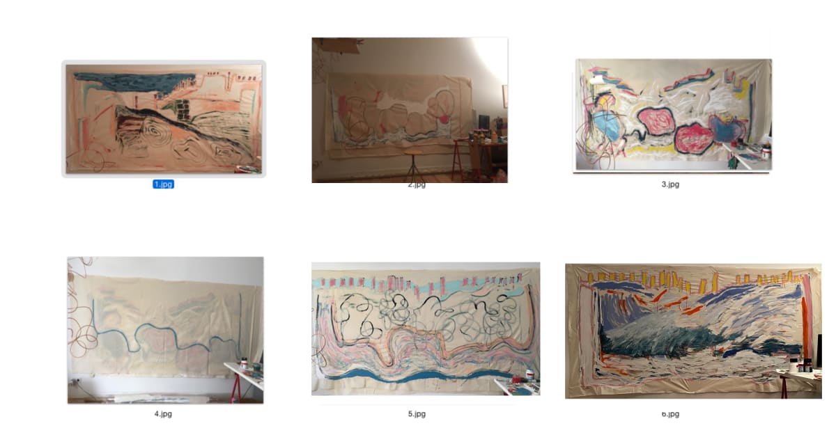 Landscape in Motion (working title) #1-6 by Shlomit Lehavi 