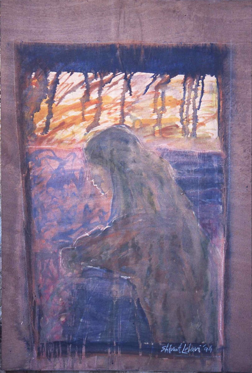 (Self Portrait Profile Hertzel) by Shlomit Lehavi 