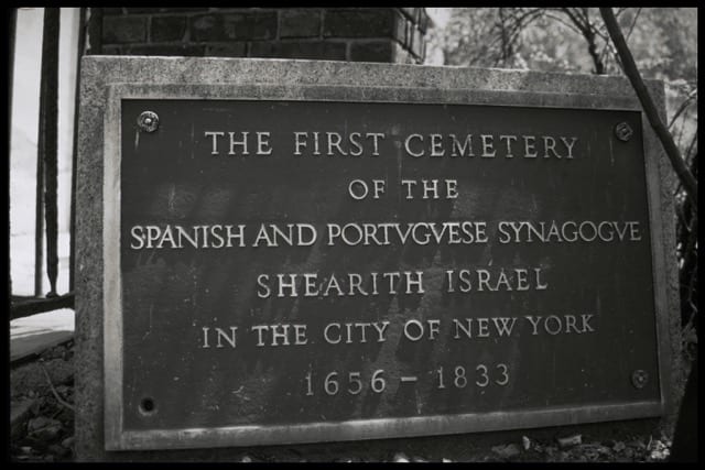 The Cemetery Project (working title) by Shlomit Lehavi  Image: A photo essay of the cemeteries of the Spanish and Portuguese
Synagogue 'Shearith Israel' In the city of New York 1656-1851