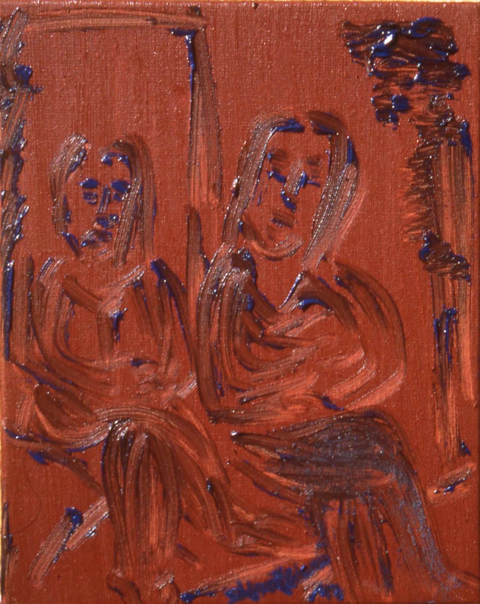 untitled (double small brown) by Shlomit Lehavi 