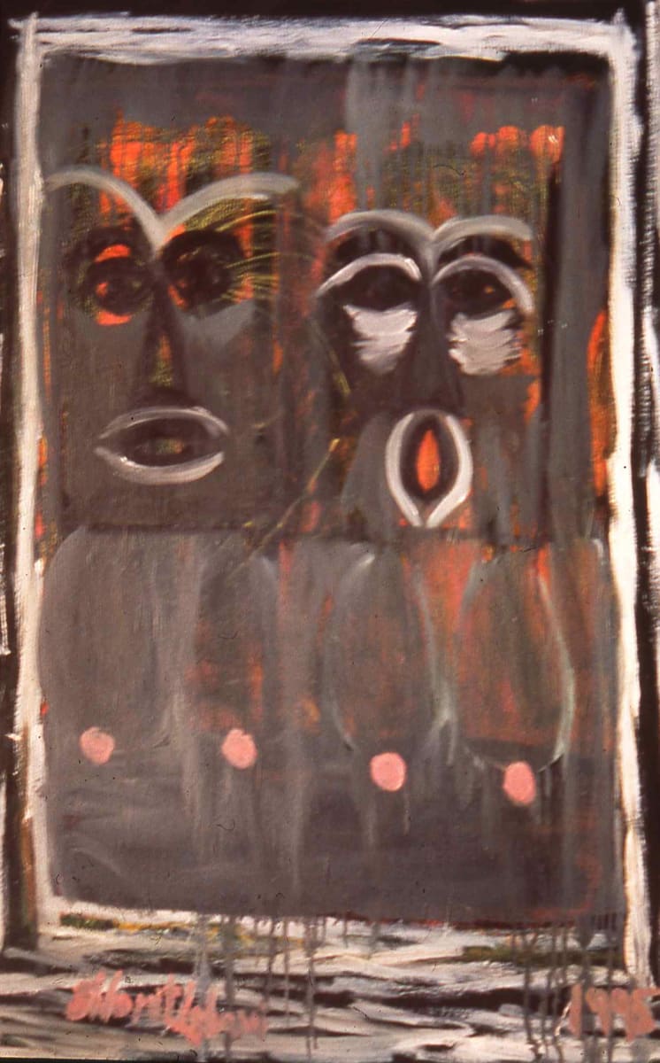 Untitled (faces) by Shlomit Lehavi 