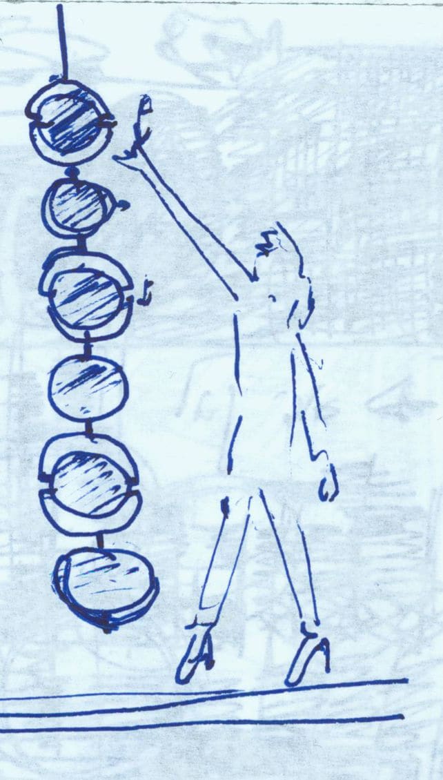 Sketches for Time Sifter, Image 1.