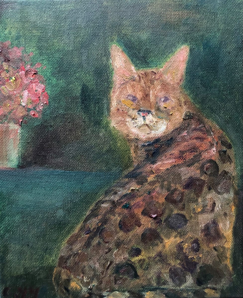 A Bored Cat by Chen YiYu 