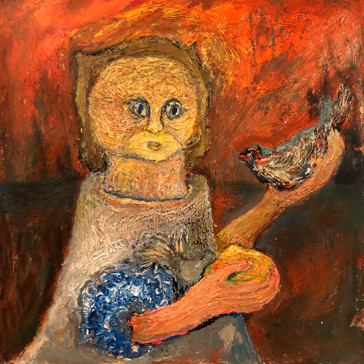 Cat sharing fruity by Chen YiYu 