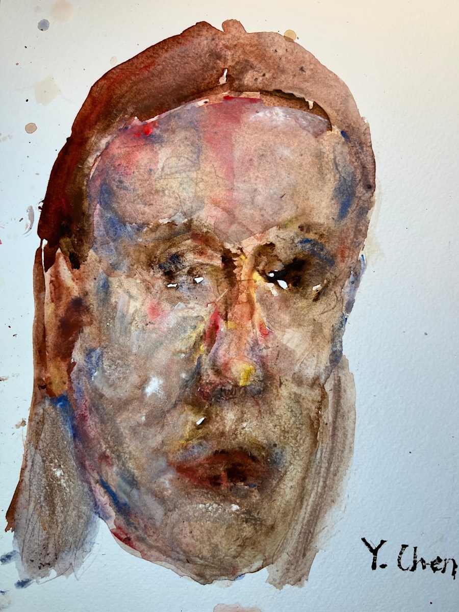 Gaze & Being by Yiyu Chen  Image: A study of human presence through portraiture.  This work explores the silent dialogue between observer and observed, capturing the unspoken essence of human connection.  