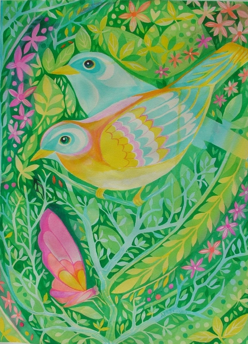 Lovebirds by Amy Justen 