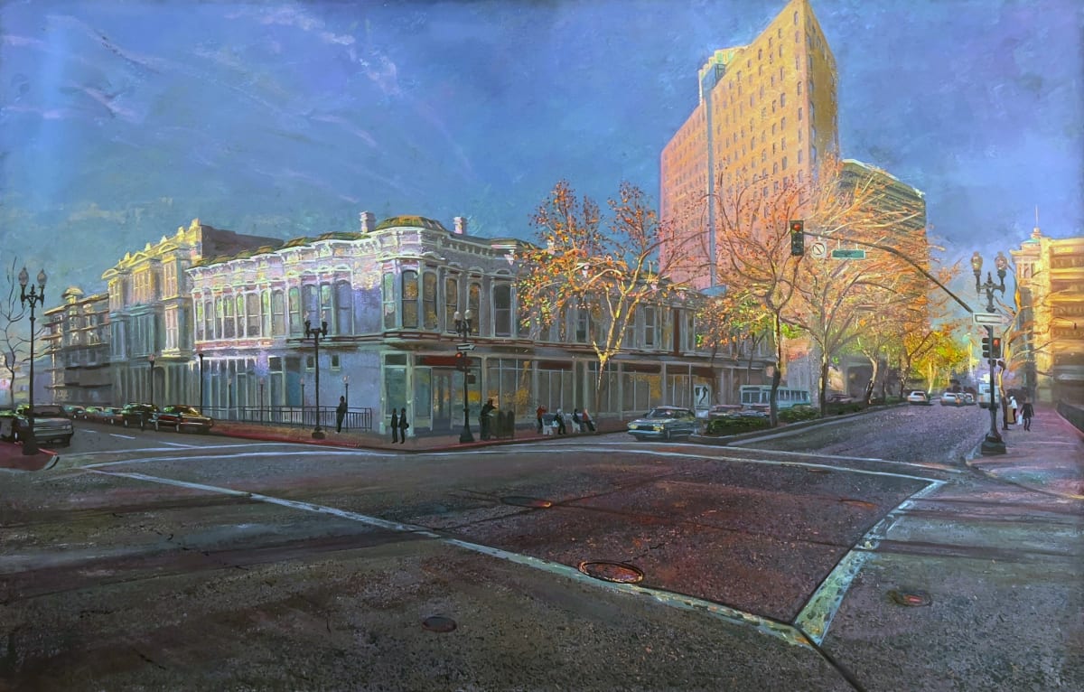 Winter on Broadway by Anthony Holdsworth 