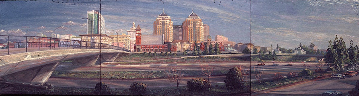Oakland Skyline by Anthony Holdsworth 