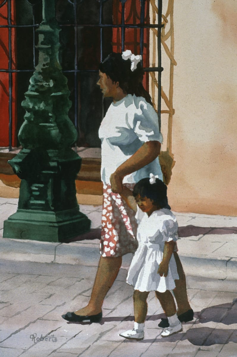 Crossing the Street by Clarice Roberts 