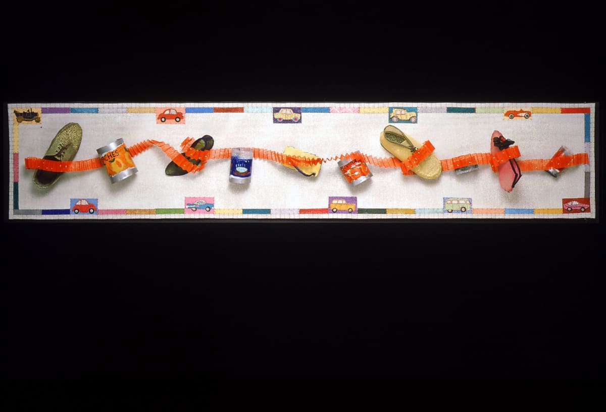 Shoe and Can Frieze by Estelle Akamine 