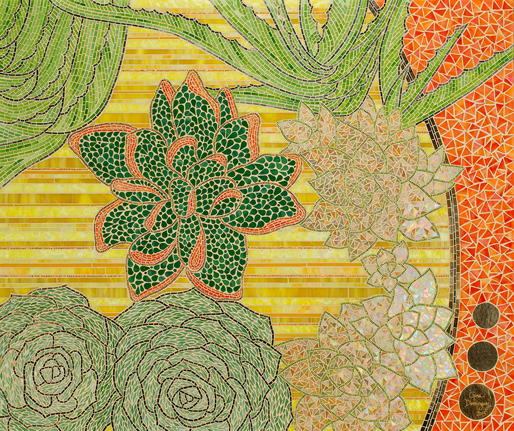 Summer Succulents by Gina Dominguez 