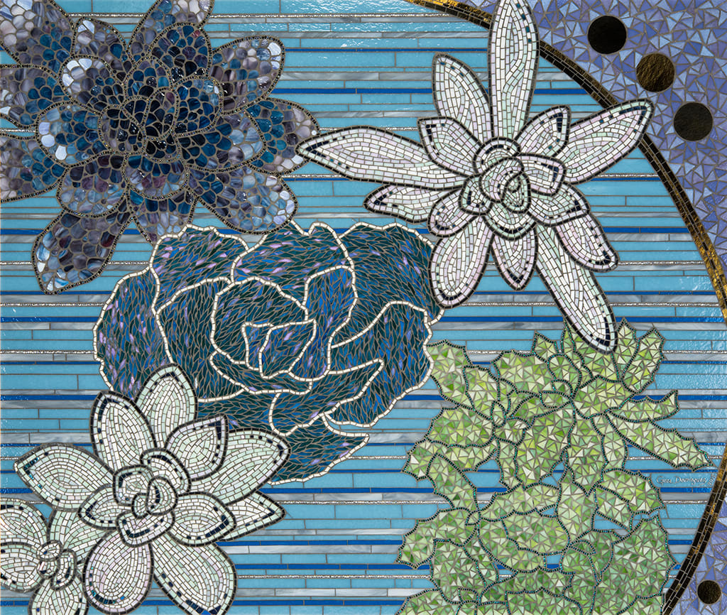 Winter Succulents by Gina Dominguez 