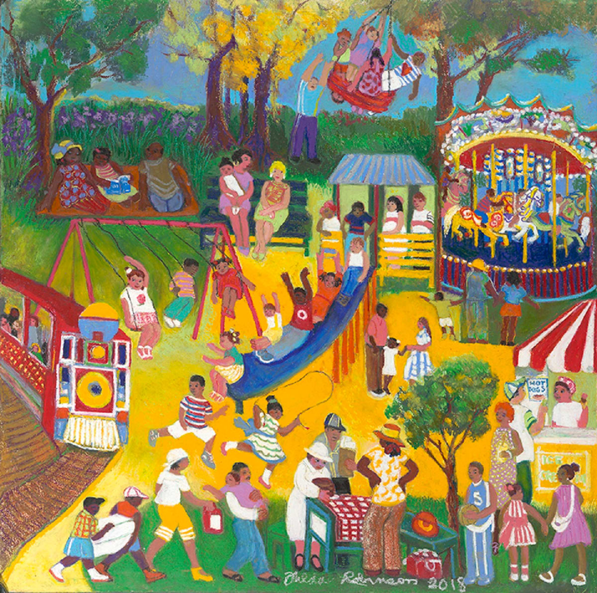 At the Park by Hilda C. Robinson 