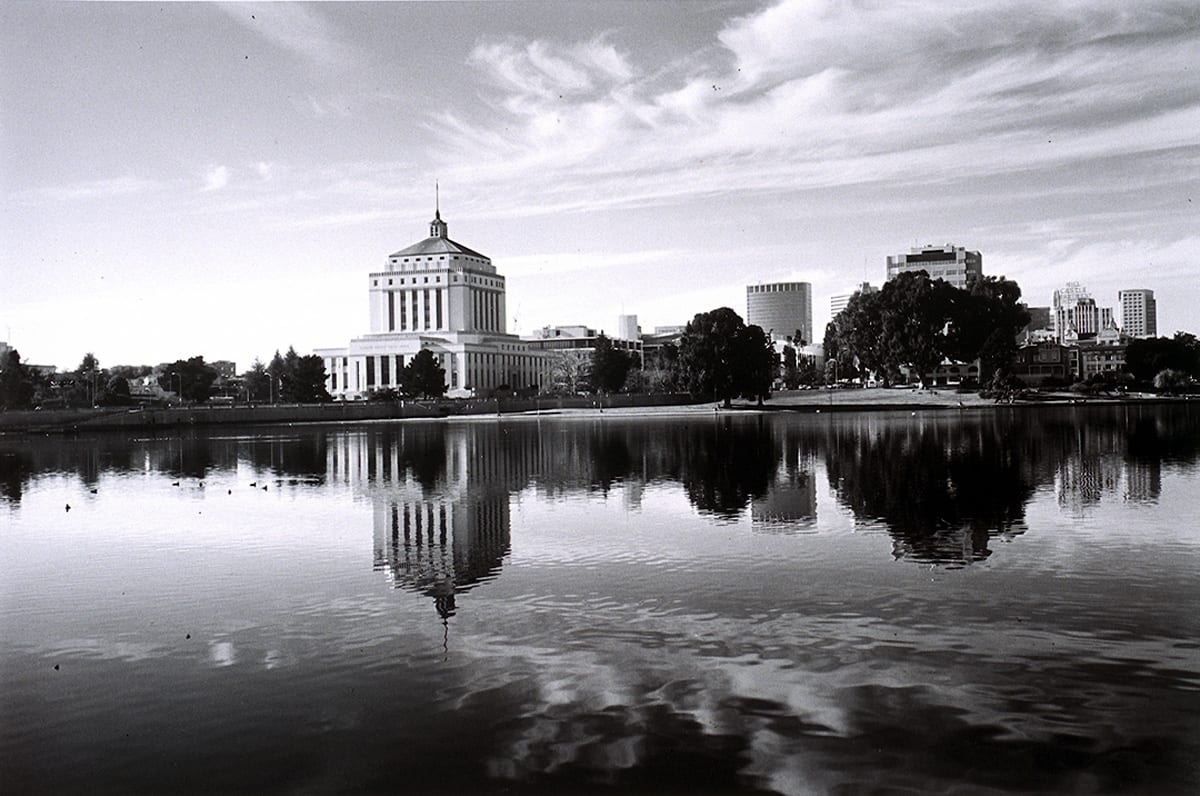 Alameda County Courthouse from Across Lake Merritt by Jeanne O'Connor 