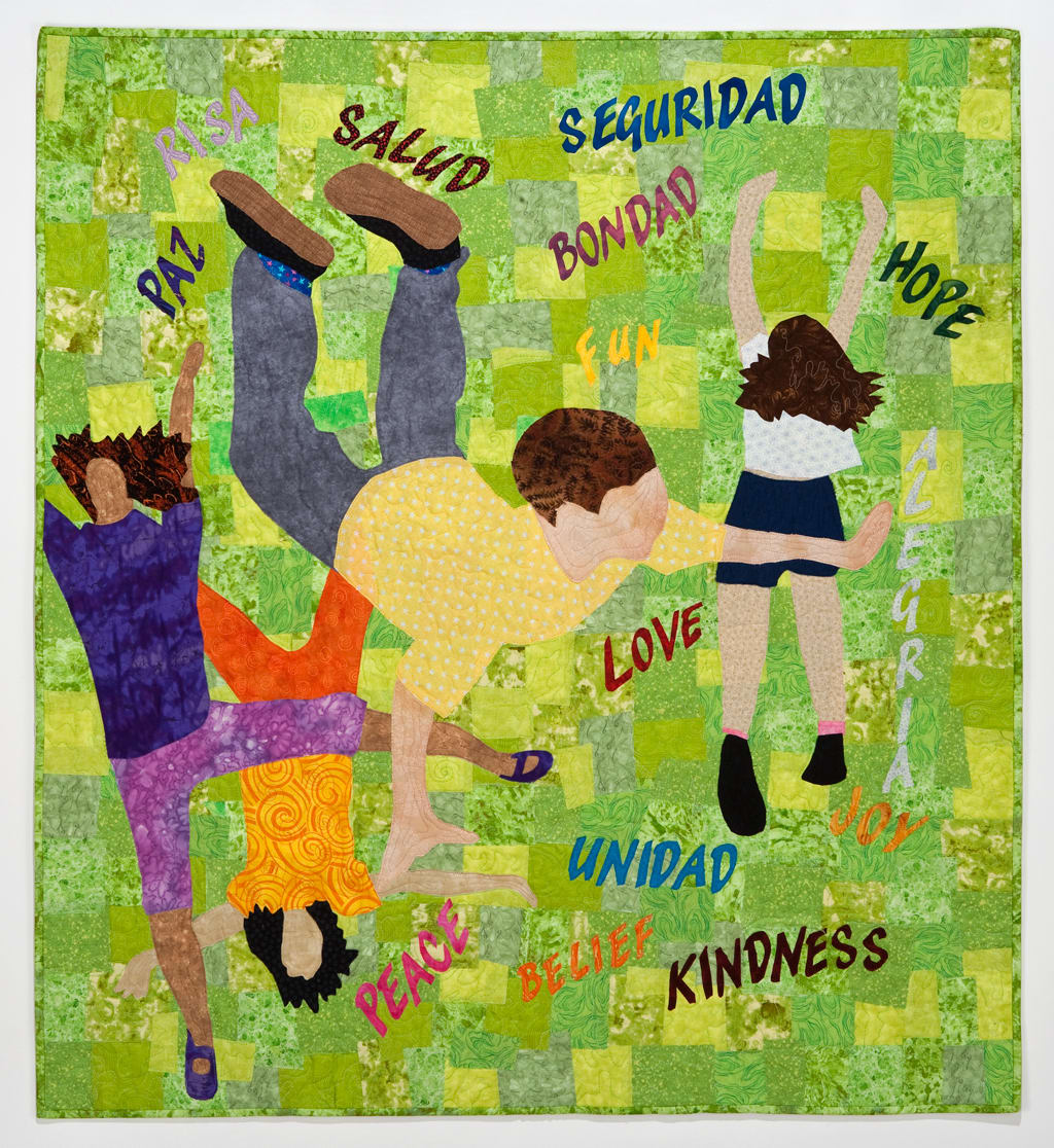 100 Families Community Quilt (from the series Joy in Motion) by Marion Coleman 