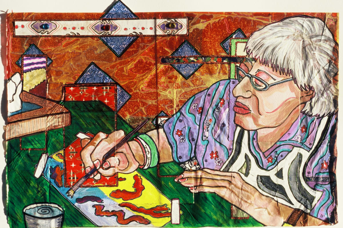 Dorothy, Art Class, Alameda Hospital by Nancy Mizuno Elliott 