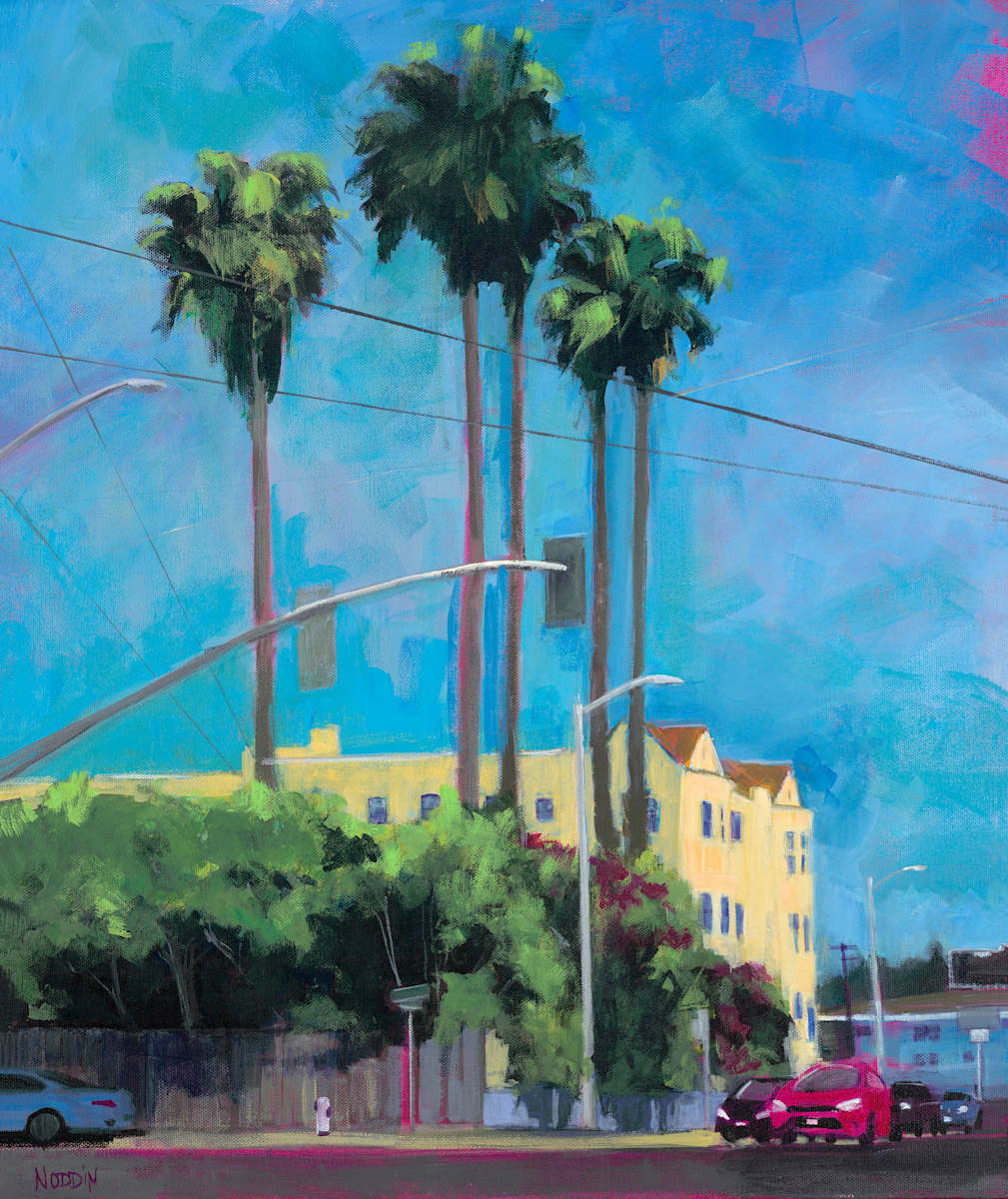Palms on MacArthur by Jann Noddin, Image 1.