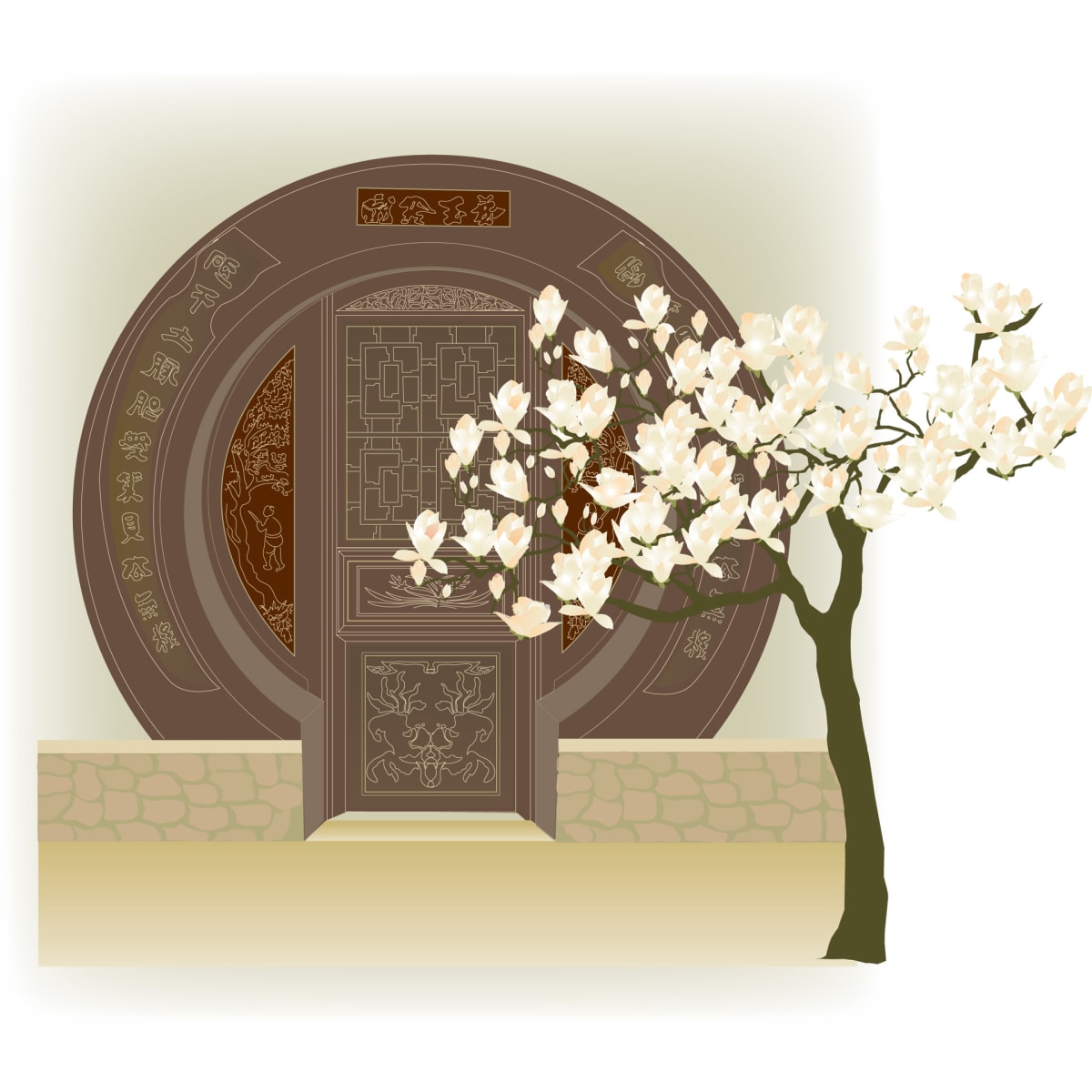 Round Gate by Ophelia Ho, Image 1.