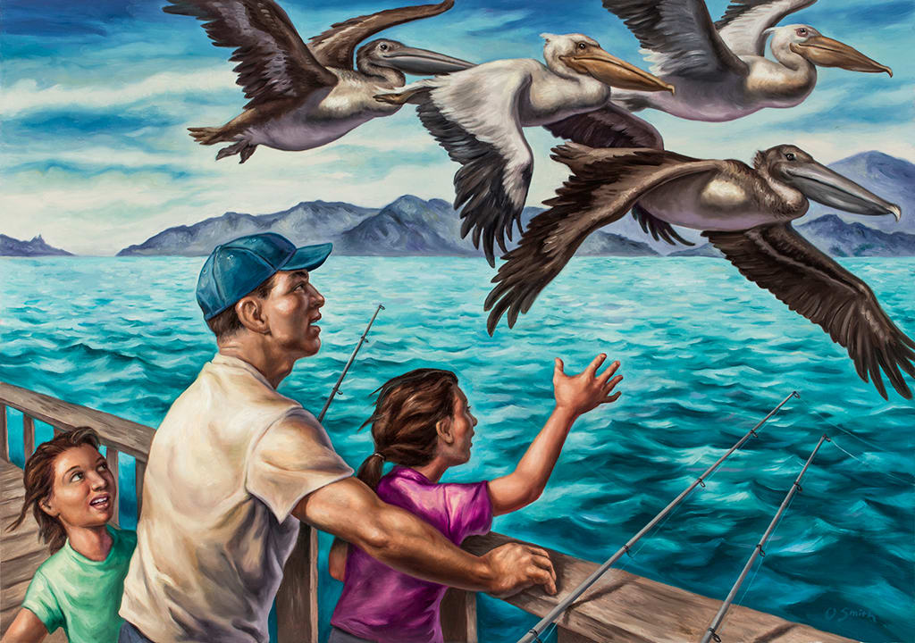 Encounters: Windy Pier by Owen J. Smith, Image 1.