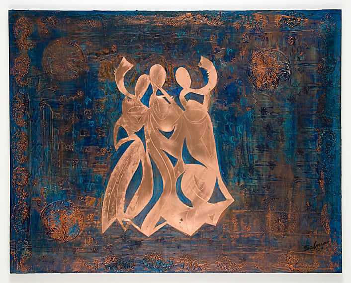 Musicians II by Salma Arastu, Image 1.