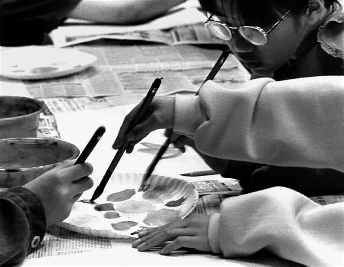 Calligraphy Class by Kathy Sloane, Image 1.