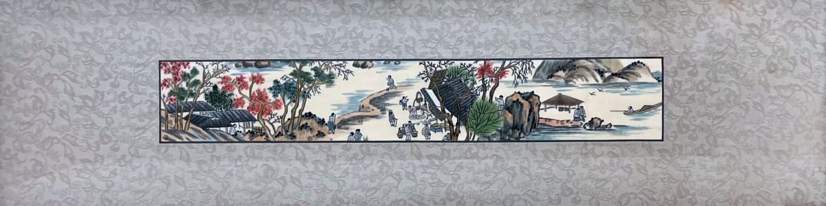 Village Scene by Yan Inlow 