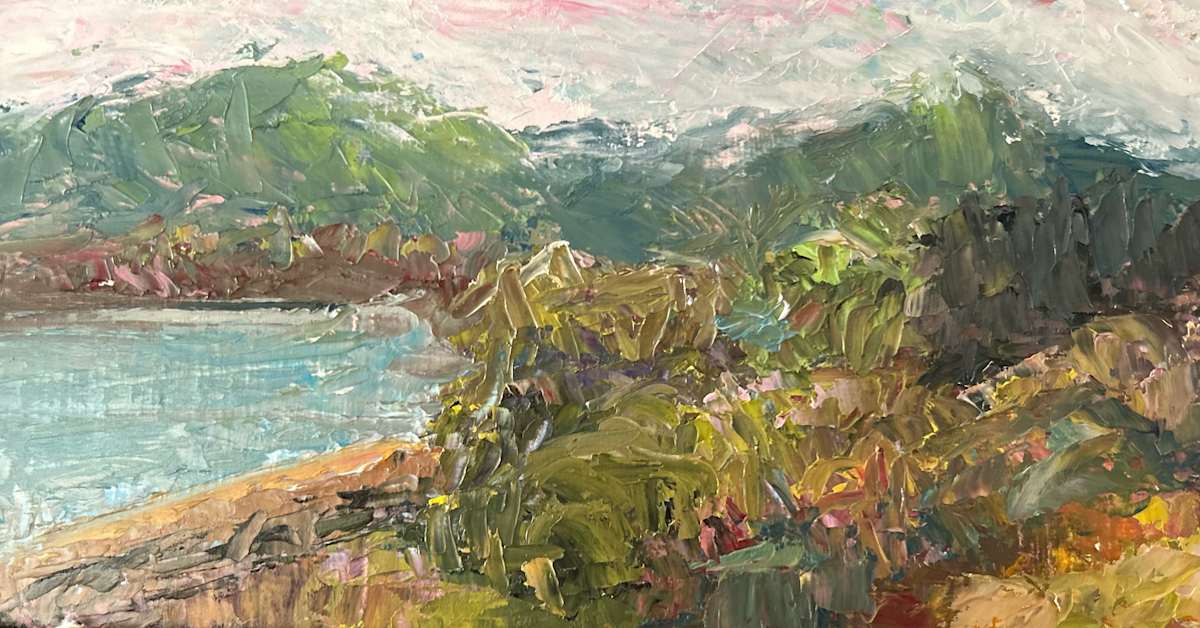 Always the Oxbow $250 by Susan Barocas 