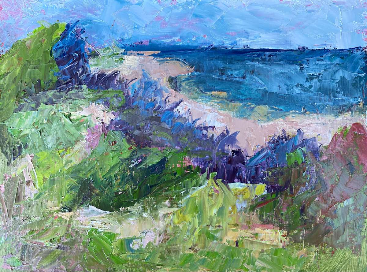 A Very Blue Day - $300 by Susan Barocas 