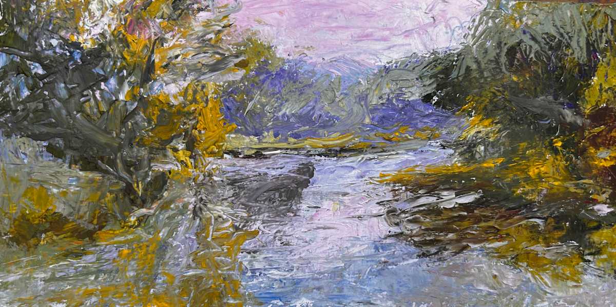 June Day on Lake Warner - SOLD by Susan Barocas 