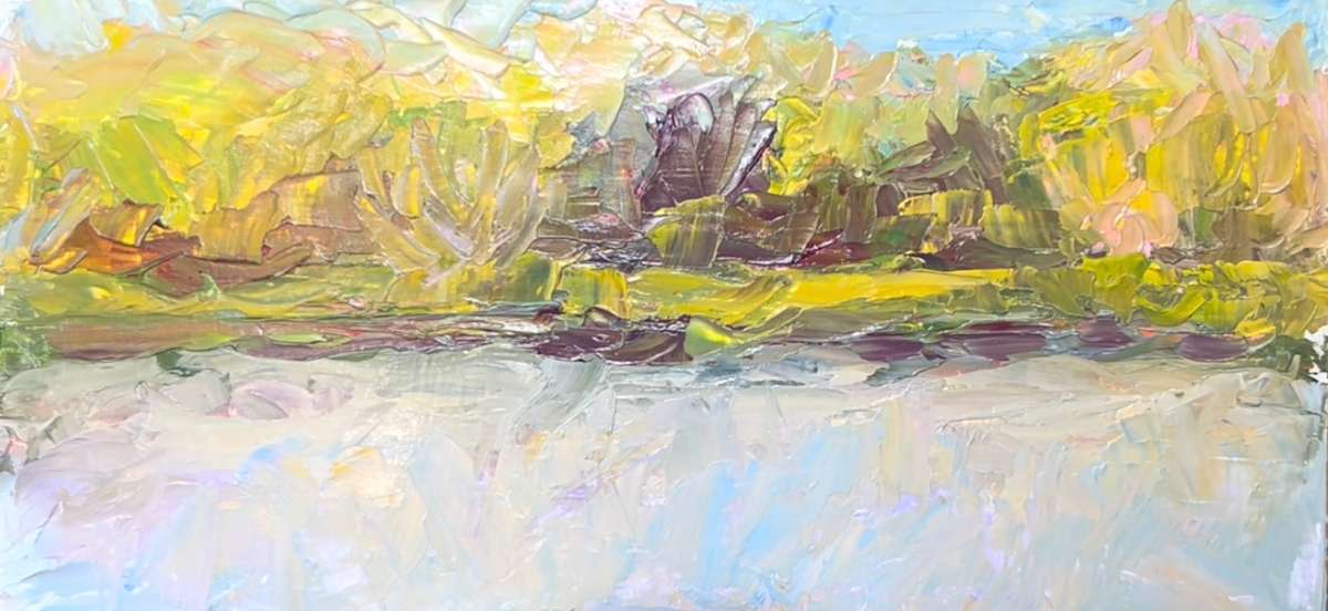Sunlit Reflection - SOLD by Susan Barocas 
