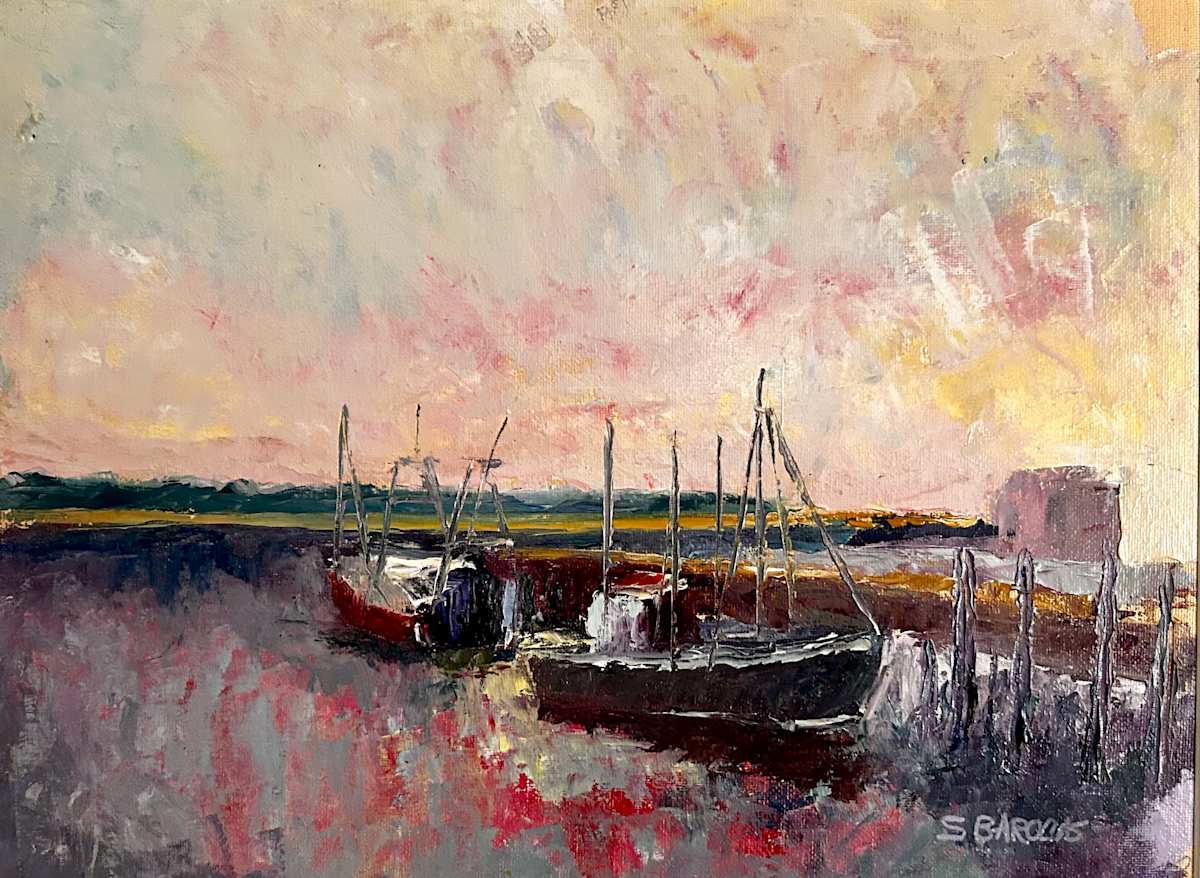 Provincetown Fishing $425 by Susan Barocas 