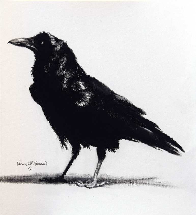 Dumpster Diver (raven) by Karine Swenson, Image 1.