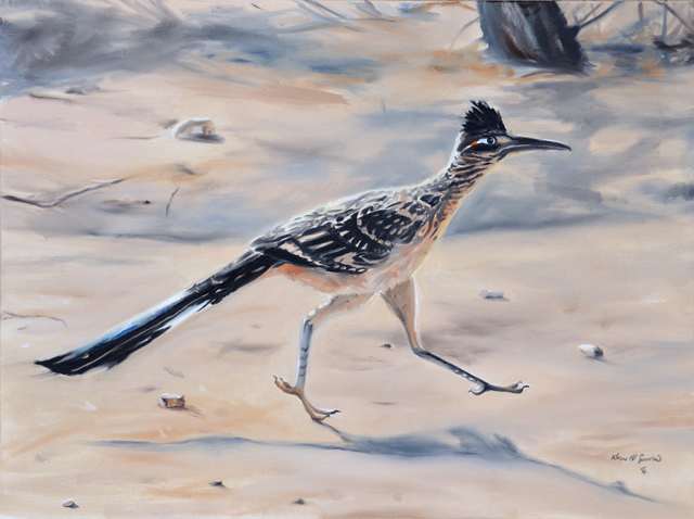 Hot Sand (roadrunner) by Karine Swenson, Image 1.