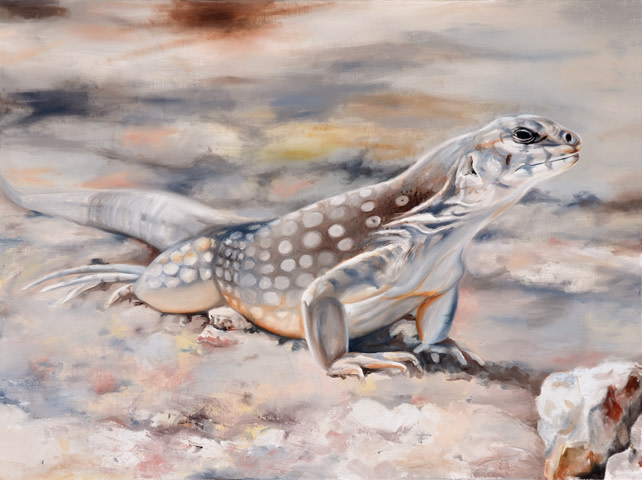 Over-sized (desert iguana) by Karine Swenson 