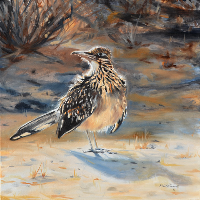 Ruffled (roadrunner) by Karine Swenson 