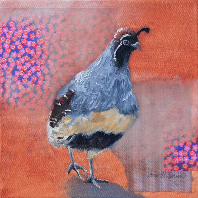 Strolling (Gambel's Quail) by Karine Swenson, Image 1.